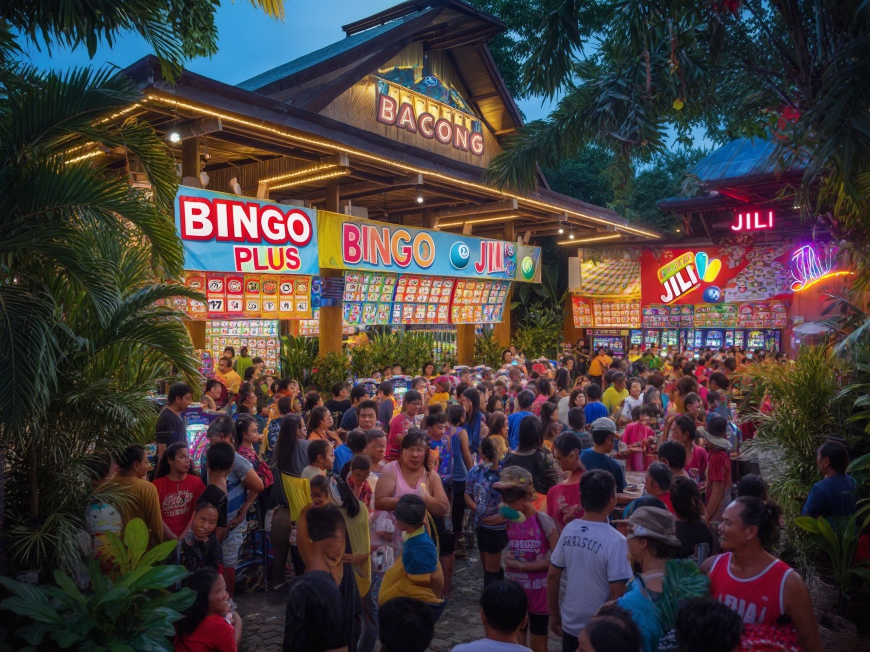 Exploring Bingo Plus and Jili in Bacong, Philippines