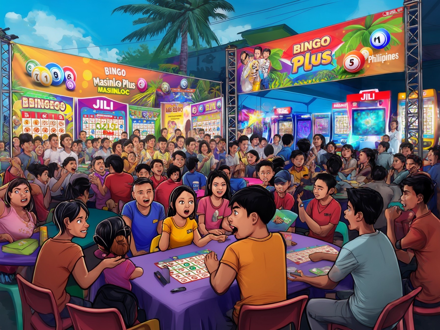 Bingo Plus and Jili in Masinloc, Philippines