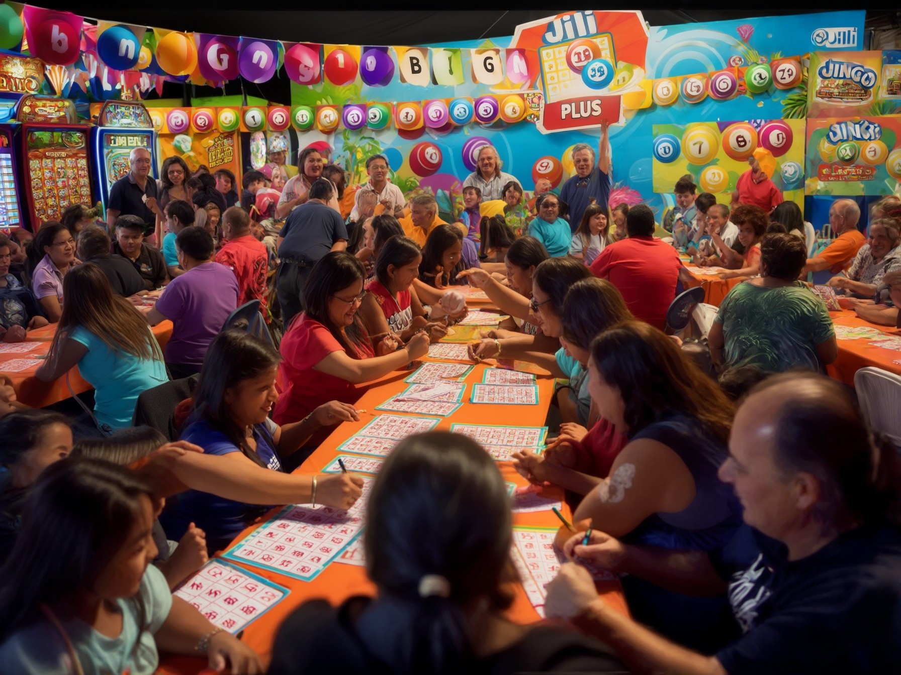 Philippine's Bingo Plus and Jili in Santa Maria