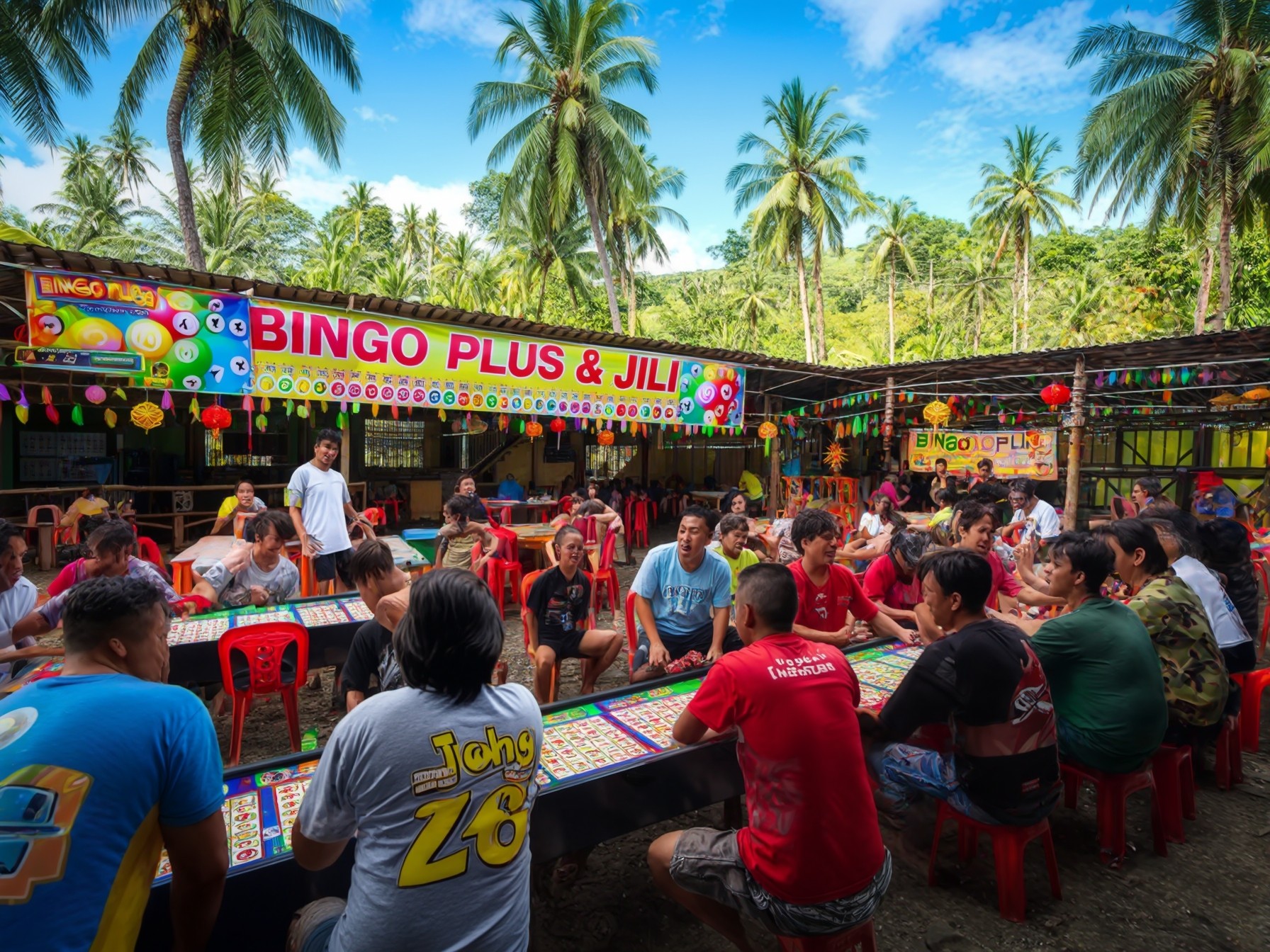 Bingo Plus and Jili in Aloguinsan, Philippines